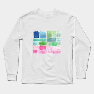 Abstract with holden hearts Long Sleeve T-Shirt